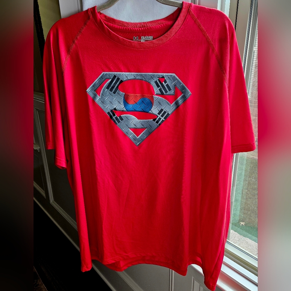 Under Armour Superman Heat Gear Teeshirt